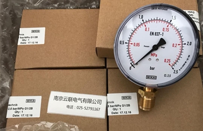 Wika pressure gauges 111.16, 111.26